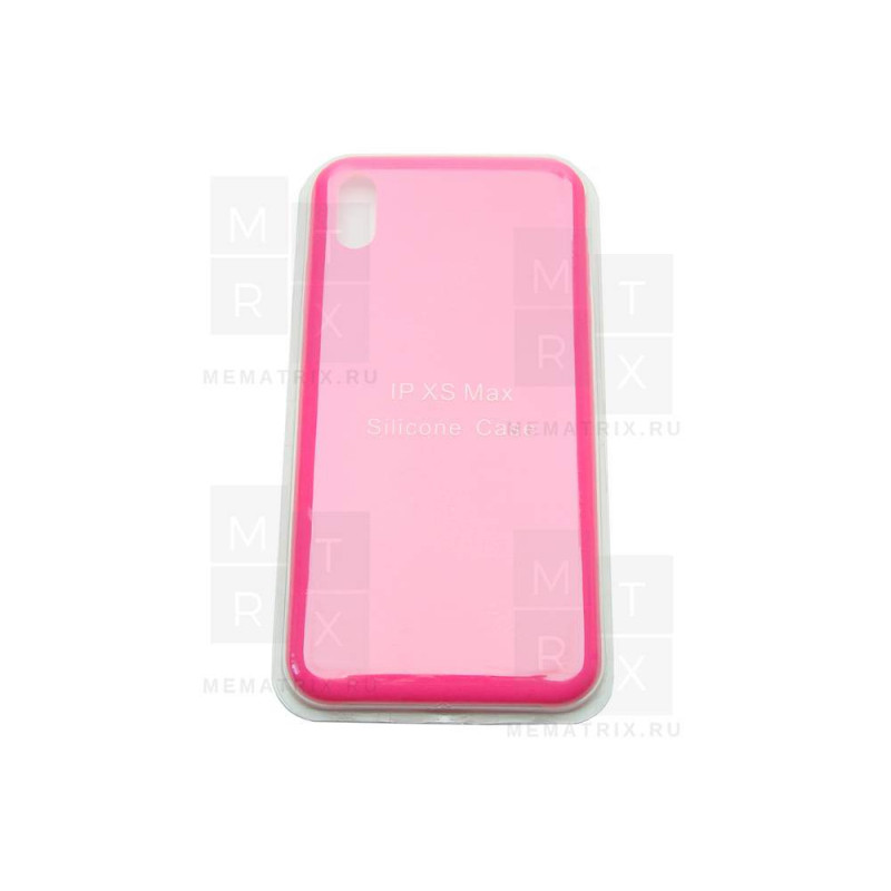 Чехол-накладка Soft Touch для iPhone Xs Max Розовый