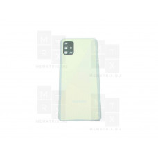 Задняя крышка для Samsung A51 (A515) Белый Премиум