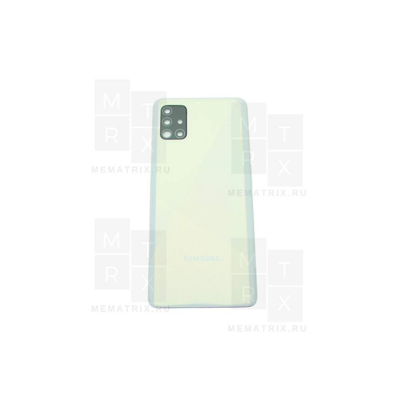 Задняя крышка для Samsung A51 (A515) Белый Премиум