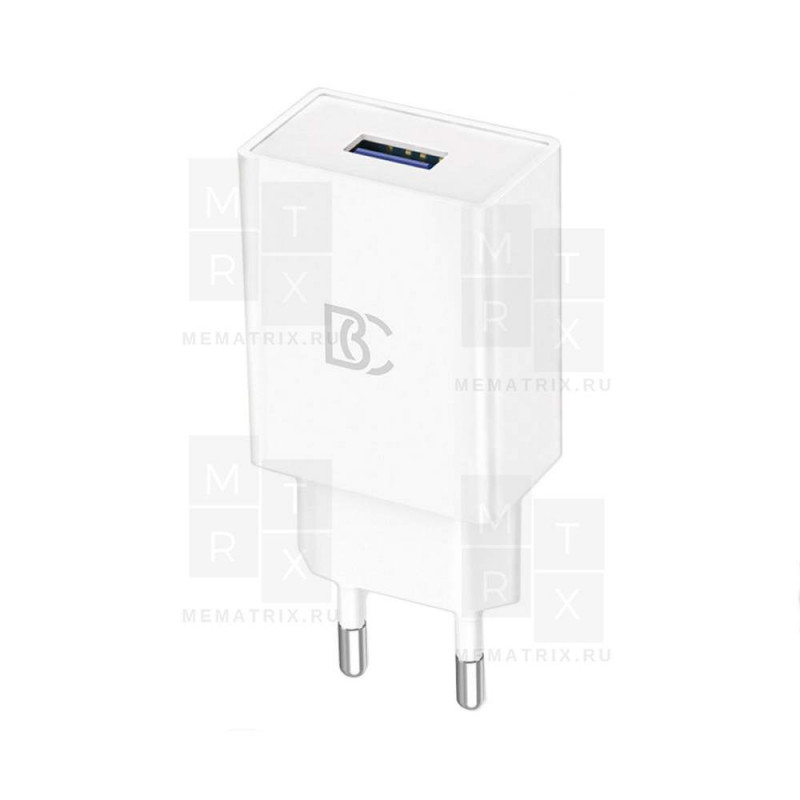 Сетевое зарядное устройство USB BC C43 (10W) Белый