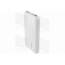 Внешний Аккумулятор (Power Bank) Borofone BJ9 10000 mAh (3A, 2USB, QC3.0, PD) Белый