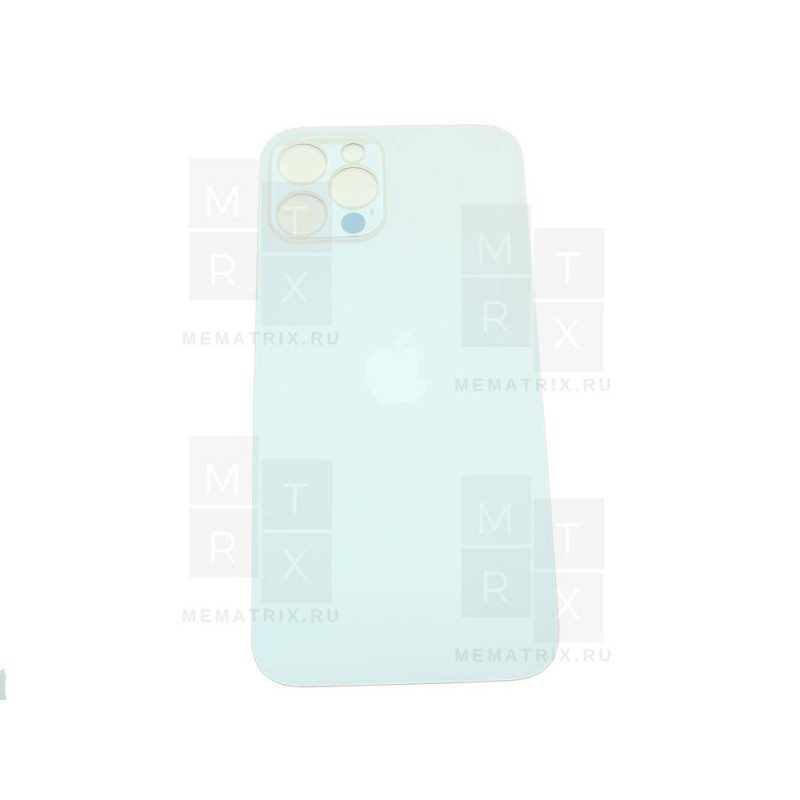 Задняя крышка для iPhone 12 Pro (белый) с увеличенным вырезом под камеру OR