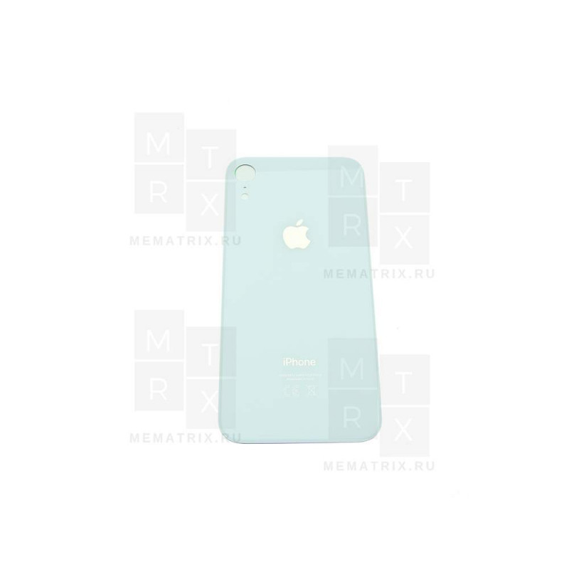 Задняя крышка iPhone Xr (белый) с увеличенным вырезом под камеру OR