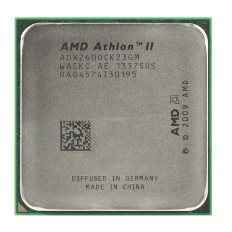 Процессор AMD Athlon II X2 260 3.2 GHz, 2core, 2Mb, 65W, 4000MHz Socket AM3  б/у