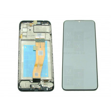 Samsung A02s (A025F) тачскрин + экран (модуль) черный OR с рамкой (GH81-20118A)