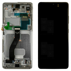 Samsung S21 Ultra (G998B) тачскрин + экран (модуль) Серебро OR
