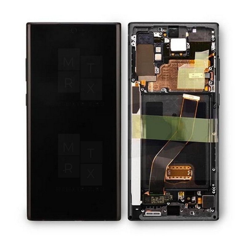 Samsung Note 10+ (N975F) тачскрин + экран (модуль) Черный OR