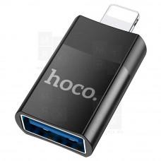 Адаптер USB - Type-C Hoco UA17 Черный