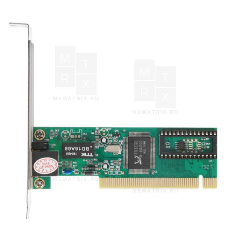 Сетевая карта 1 x RJ-45, 100 Мбит/сек, PCI