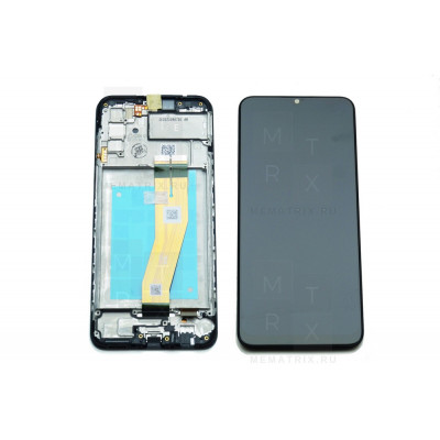 Samsung Galaxy A02s (A025F) тачскрин + экран (модуль) черный OR с рамкой (GH81-20181A)
