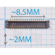Коннектор LCD Samsung A10 (A105) (34 pin)