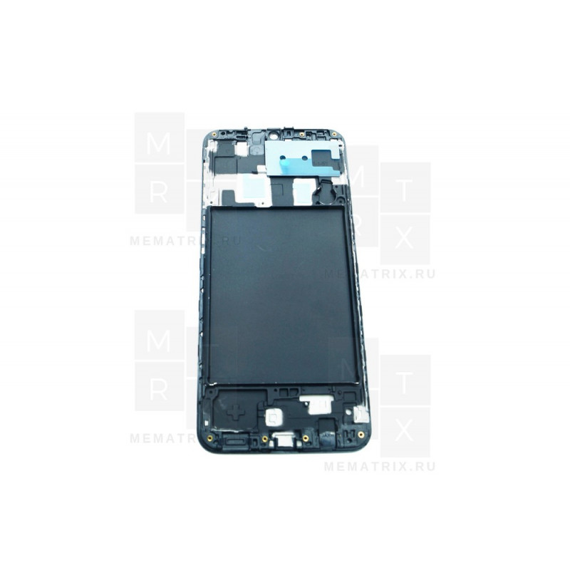 Рамка дисплея для Samsung A20 (A205F) Черная