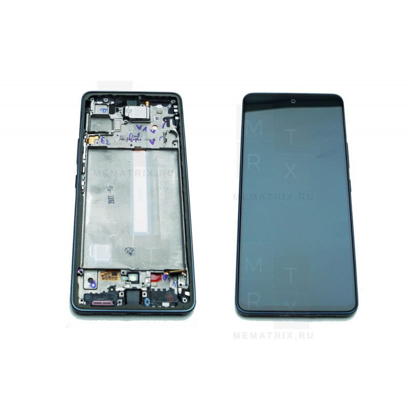 Samsung Galaxy A53 5G (A536B) тачскрин + экран (модуль) черный OR с рамкой