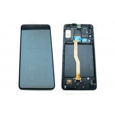Samsung Galaxy A9 2018 (A920F) тачскрин + экран (модуль) черный оригинал с рамкой