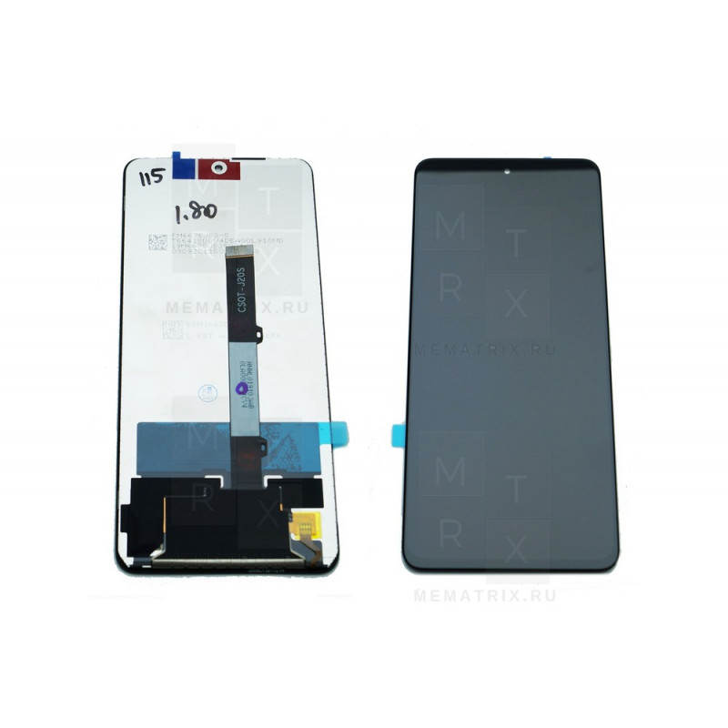 Xiaomi Poco X3 NFC, X3 Pro, Mi 10T Lite (M2007J20CG) тачскрин + экран (модуль) черный OR