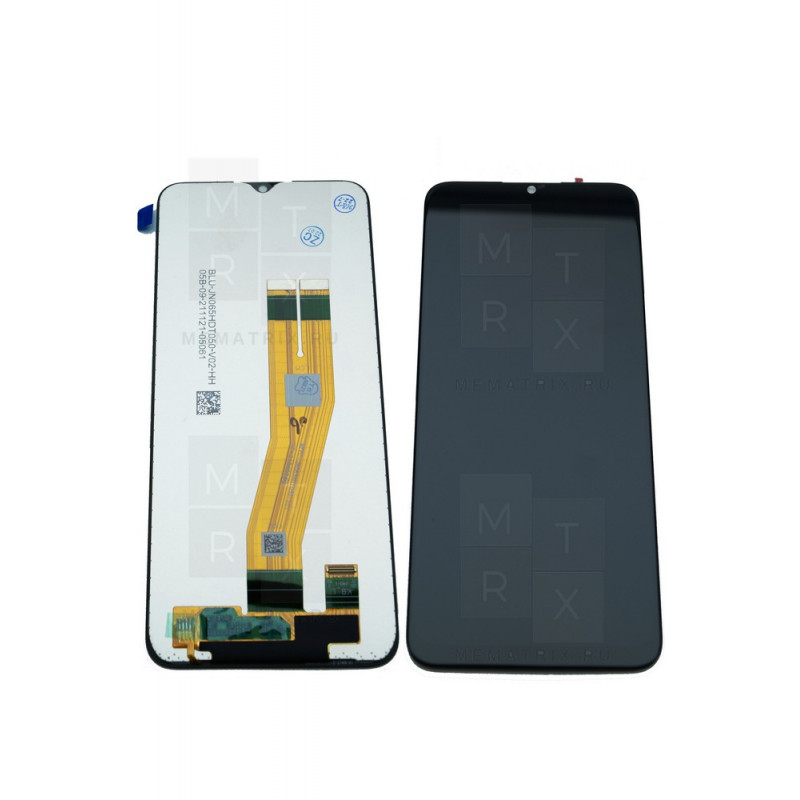 Samsung A02s (A025F) тачскрин + экран (модуль) черный OR