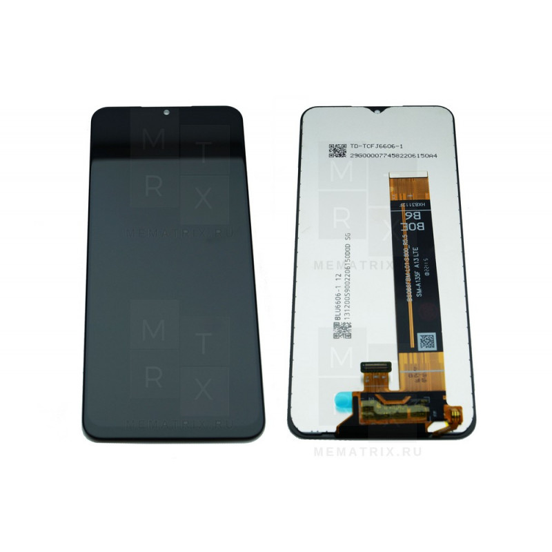 Samsung A13 (A135F, A137F) тачскрин + экран (модуль) черный