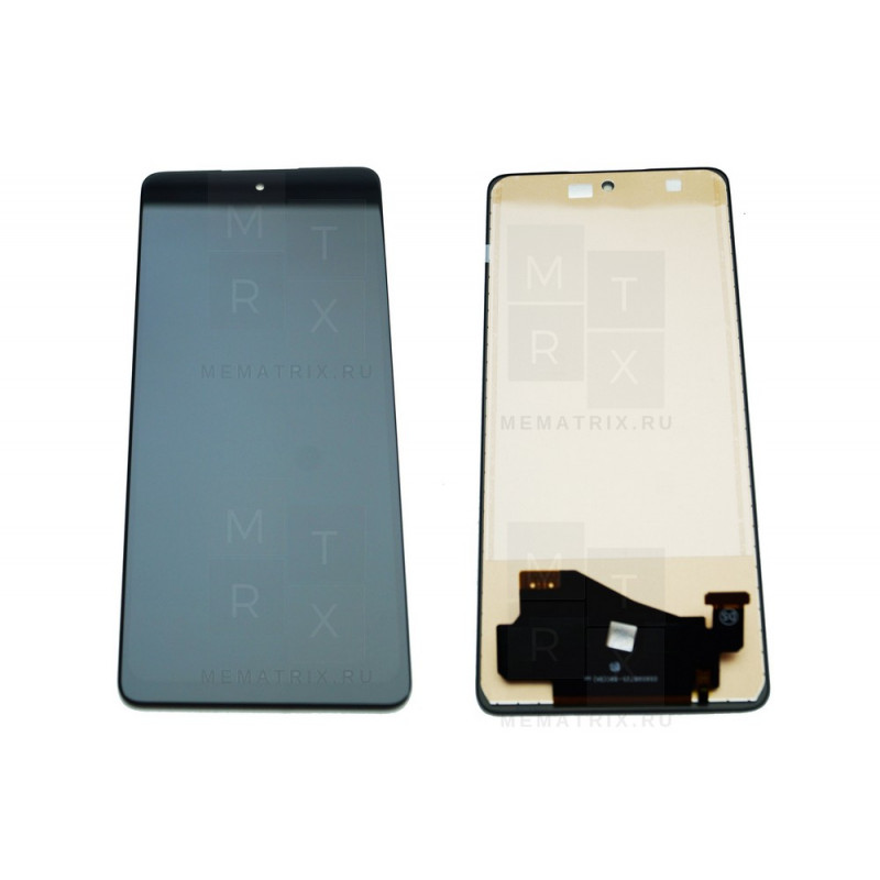Samsung A72 (A725F) тачскрин + экран (модуль) черный In-Cell