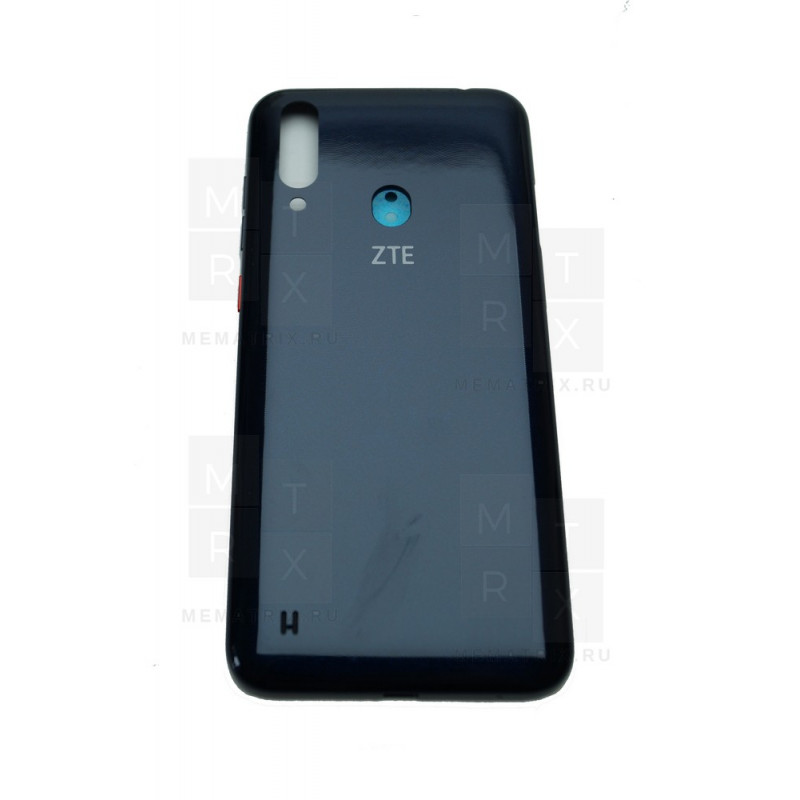 Задняя крышка для ZTE Blade A7 2020 (с отверстием под отпечаток) Черный