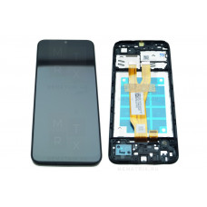 Samsung A03 Core (A032F) тачскрин + экран (модуль) черный OR с рамкой