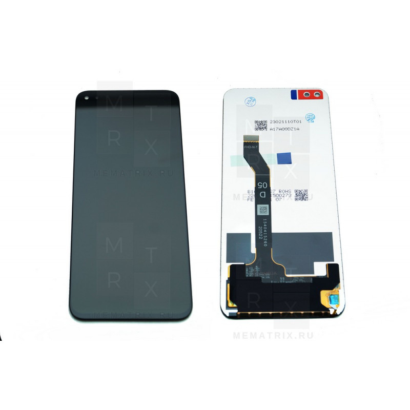 Huawei Honor 50 Lite, Nova 8i тачскрин + экран (модуль) черный OR