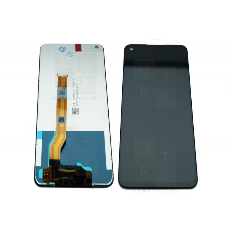Realme 8i, 9i, Narzo 50 4G (RMX3151, RMX3491, RMX3286) тачскрин + экран (модуль) черный
