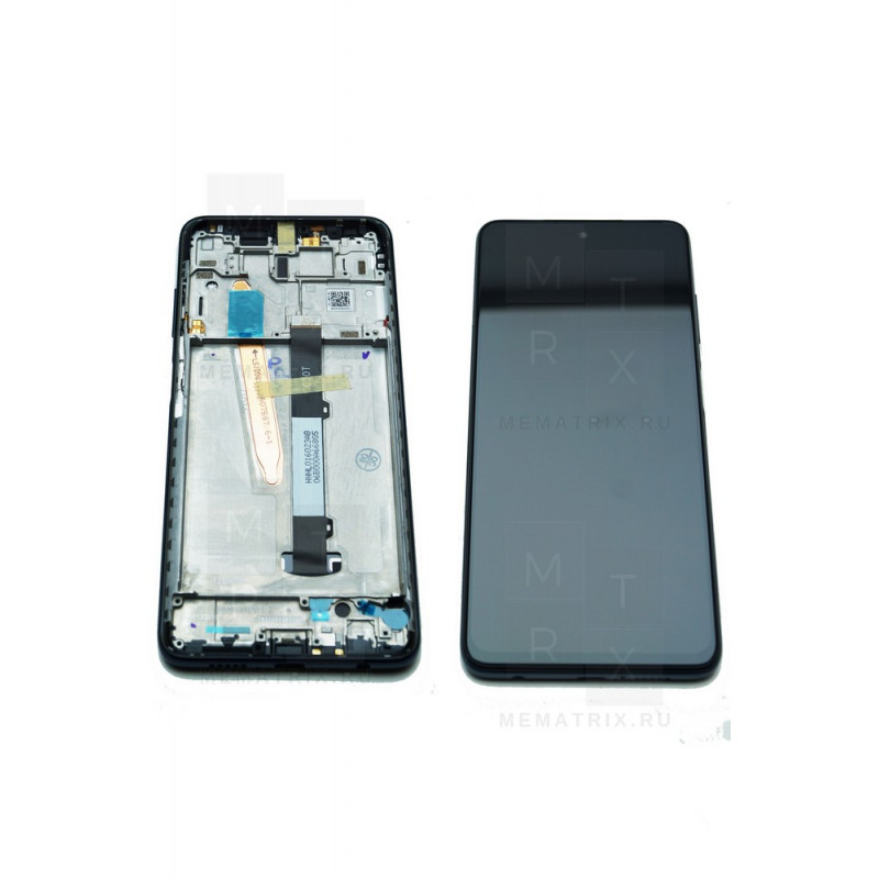 Xiaomi Poco X3 NFC, X3 Pro (M2007J20CG) тачскрин + экран (модуль) черный OR с рамкой