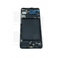 Рамка дисплея для Samsung A71 (A715F) Черная