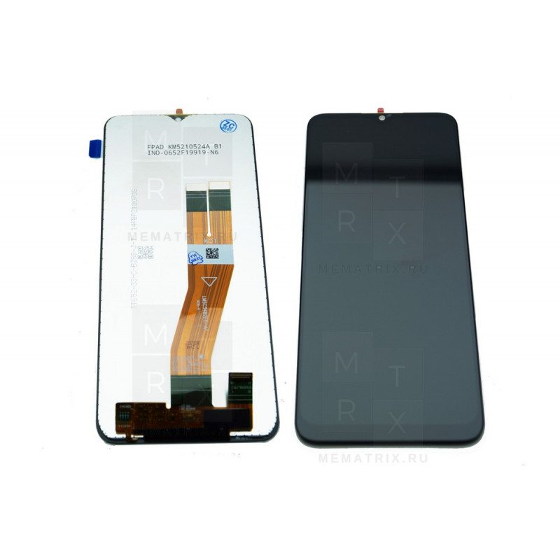 Samsung A03s (A037F) тачскрин + экран (модуль) черный OR