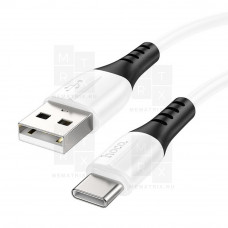 Кабель USB - Type-C Hoco X82 (силикон) Белый