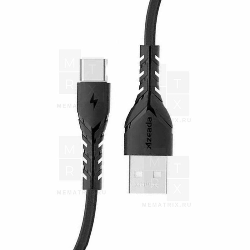 Кабель USB - Type-C Azeada PD-B47a (3A) Черный