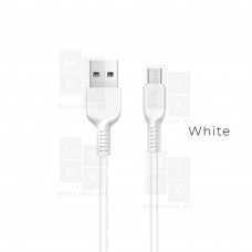 Кабель USB - MicroUSB Hoco X13 Белый