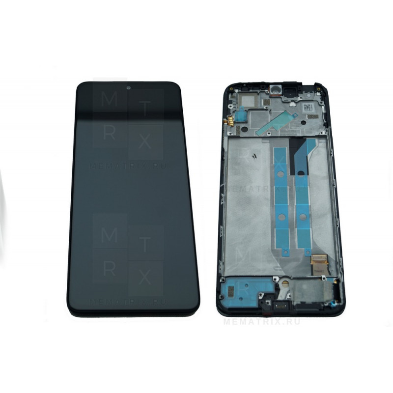 Xiaomi Redmi Note 11 Pro 4G, 5G, 10 Pro 4G, Poco X4 Pro 5G (2201116TG, 2201116SG, 2201116PG) тачскрин + экран (модуль) черный OR с рамкой