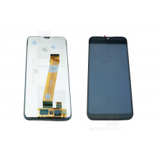 Samsung Galaxy A01, M01 (A015F, M015F) тачскрин + экран (модуль) черный (широкий коннектор) OR