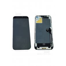 Iphone 12 Pro Max тачскрин + экран (модуль) черный Soft Oled