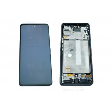 Samsung Galaxy A53 5G (A536B) тачскрин + экран (модуль) черный OLED с рамкой