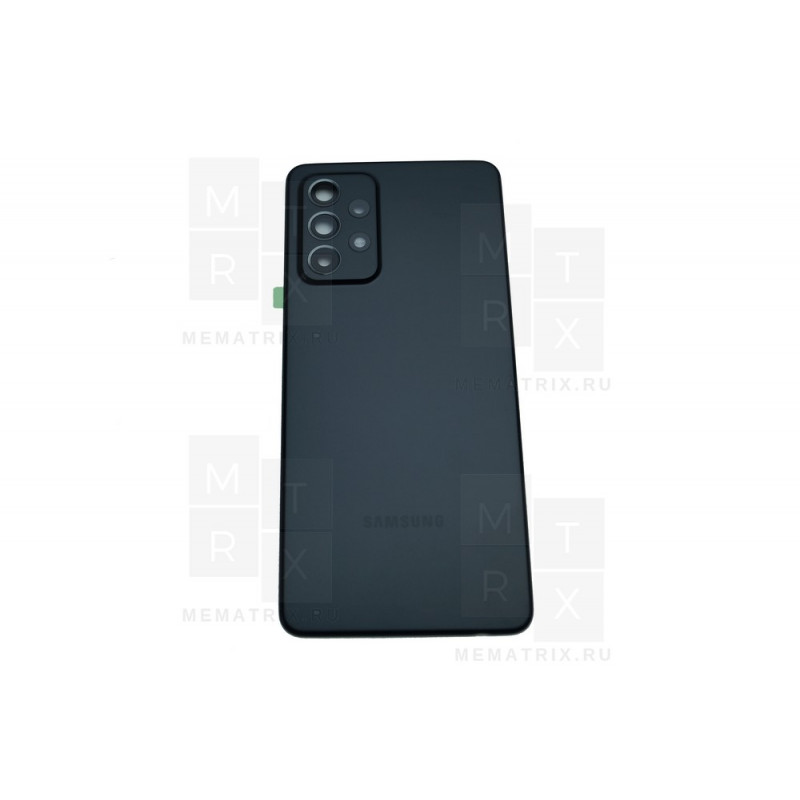 Задняя крышка для Samsung Galaxy A52, A52 5G, A52s 5G (A525F, A526B, A528B) Черный - Премиум