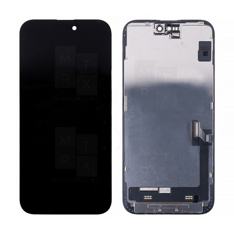iPhone 15 Plus тачскрин + экран (модуль) черный OR 100%