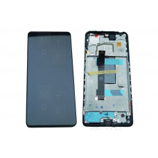 Xiaomi Poco X5 Pro 5G, Redmi Note 12 Pro 5G (22101320G, 22101316C) экран + тачскрин (модуль) черный Оригинал с рамкой