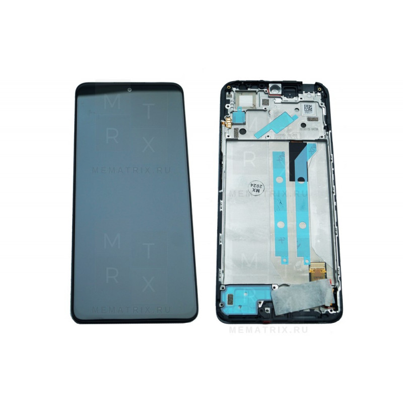 Xiaomi Redmi Note 12 Pro 4G (2209116AG) экран + тачскрин (модуль) черный Оригинал с рамкой