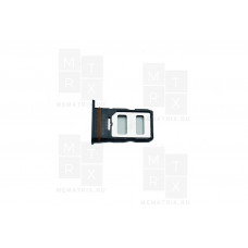 Сим лоток для Xiaomi Redmi Note 12 Pro 5G (22101316C) Черный