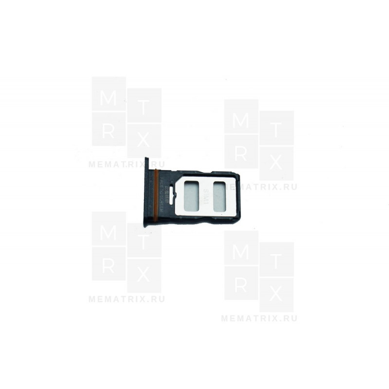 Сим лоток для Xiaomi Redmi Note 12 Pro 5G (22101316C) Черный