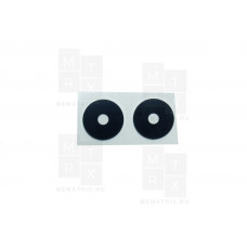 Стекло камеры для Tecno Pop 6 Pro (BE8) (комплект 2 шт.) Черный