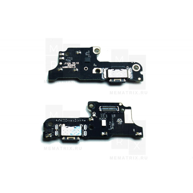 Нижняя плата (шлейф), гнездо зарядки для Xiaomi Redmi 13C 4G, Poco C65 плата системный разъем, микрофон