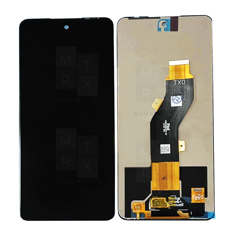Infinix Hot 40 Pro (X6837) экран + тачскрин (модуль) черный OR