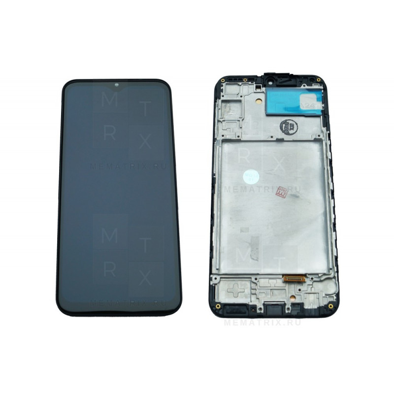 Samsung Galaxy A24 4G (A245F) тачскрин + экран (модуль) Черный Oled с рамкой