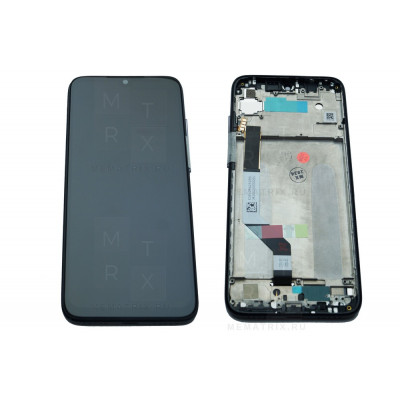 Xiaomi Redmi Note 7, Note 7 Pro (M1901F7G) экран + тачскрин (модуль) черный OR с рамкой