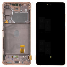 Samsung Galaxy S20 FE, S20 FE 5G (G780F, G781B) тачскрин + экран (модуль) Оранжевый OR c рамкой