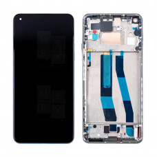 Xiaomi 11 Lite 5G NE, Mi 11 Lite 4G, 5G тачскрин + экран (модуль) Черный c рамкой Оригинал