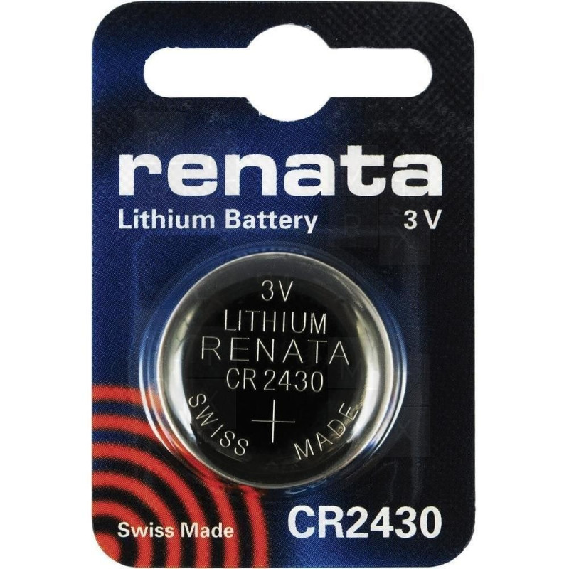 Батарейка CR2430 Renata Lithium 3V